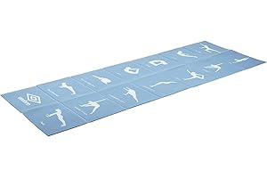 Umbro Tappetino da ginnastica pieghevole, tappetino da yoga, tappetino antiscivolo
