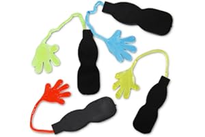 KINDPACK 12 x Glibber Klatschhand Hand Kindergeburtstag mit Griff - 24 cm