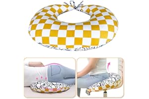 Mybow BBL Pillow After Surgery for Sleeping Booty Butt Pillows BBL Chair Bed Brazilian Butt Lift Recovery Post Surgery Sitting Driving Donut Pillow Foam Seat Support Hip Cushion for Sleeping