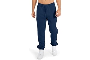 NetSetUK Joggers for Men UK Tracksuit Jogging Bottoms Men’s Fleece Joggers Close-Hem Sweatpants with Pockets Drawstring Trousers Gym Workout