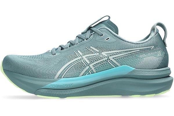 ASICS herr Gel-kayano 33 Foggy Teal/Illuminate YellowSneaker