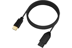 AXFEE N64 vers HDMI Convertisseur, Câble Convertisseur N64 vers HDMI, Tout-en-Un Daptateur n64 vers hdmi avec Cable 1,5 M, Plug & Play, Adaptateur Vidéo Audio 1080P, pour N64, Gamecube, SuperSNES