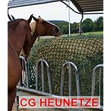 Heunetz - Raufe - 4,5 cm Maschenweite Gr. 3,50m x 3,50m orig. CG Heunetz inkl. 4 Schnüre zur Befestigung an der Raufe