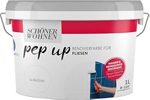 BRILLUX Pep up Renovierfarbe für Fliesen 1 l weiß glänzend