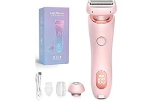 ZOOCCO Dusk Glide Pro 3.0, Duskofficial The Glide Pro 3.0, Dusk Official Shaver, Painless Hair Removal,Removable Head (Pink)