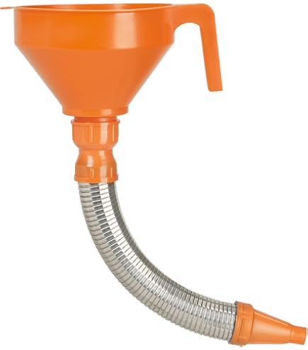 Kit Entonnoir Flexible Pour Vidange D'huile – 2 Pièces, Moulable, Réutilisable