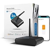 meross Smart garage door opener works with Apple HomeKit, external antenna and up to 3 single doors, app control, Siri and
