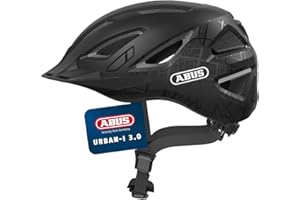 ‎ABUS ABUS Stadthelm Urban-I 3.0 - Fahrradhelm mit Rücklicht, Schirm und Magnetverschluss - für Damen und Herren