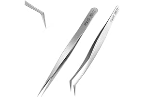 stedi Pincettes De PréCision, Outils De Bricolage Pour ModèLes RéDuits,Pince à épiler Ultra-PréCises En Acier Inoxydable De PremièRe Qualité Pour Gundam, Brucelles Industrielles, 2 PièCes