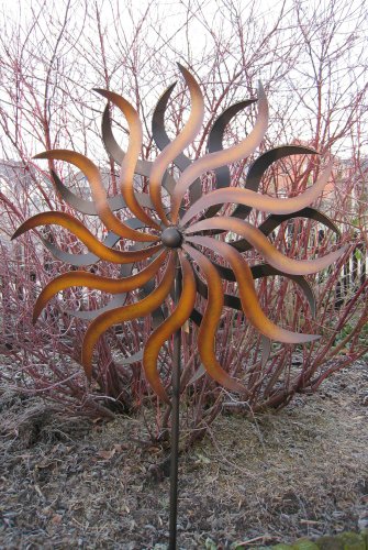 WindRad ArtFerro, Metall, 57cm 160cm Gesamthöhe 190cm (EX213729) - 3