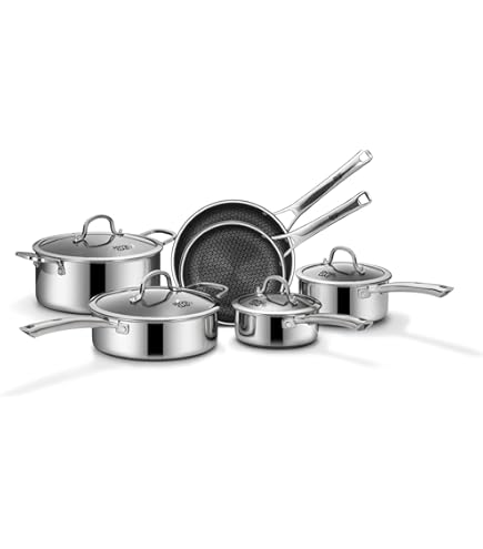 Set van 7 keukengerei, pan, pan en pan, graniet niet st?ck keuken van roestvrij staal (kleur: roze, maat: gevarieerd pakket Set van 7 keukengerei, pan, pan en pan, graniet niet st?ck keuken van roestvrij staal (kleur: roze, maat: gevarieerd pakket