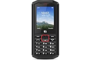 CROSSCALL Spider-X5 Téléphone Portable Débloqué 3G+ (Ecran: 2,4 Pouces - 64 Go ROM - Dual SIM) Noir