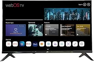 JCL JCL32RWHD Smart TV 32" HD Ready 720p Sistema Operativo webOS TV 8.1, WiFi Ethernet, Netflix Youtube, HDMI x3, VESA, DVB +T/T2/C/S/S2