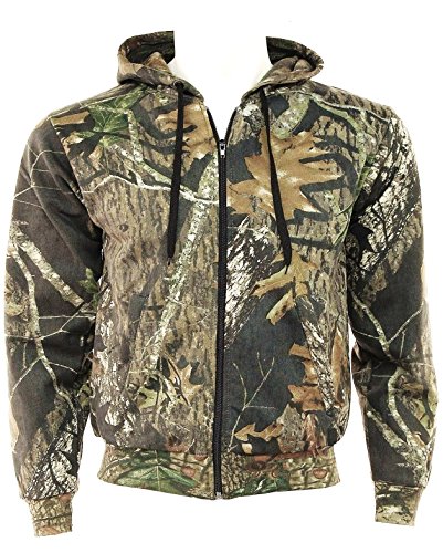 STAGGents 2 Layer Zip up Hoody Hunters Oak Tree camo Mens Hunting Jacket Camouflage Hoodie