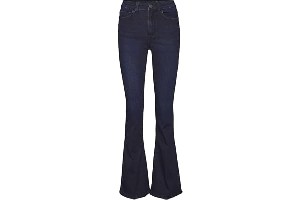 NOISY MAY dam Jeans Nmsallie Hw Flare Jeans Vi241db Noos