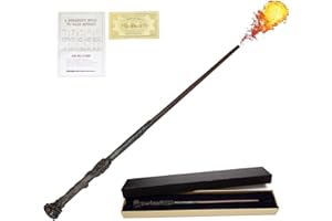 MEYIFEN Zauberstab, Zauberstab mit Feuerball-Spray-Effekt - Perfekt für Halloween-Rollenspiele und magische Aufführungen bei Geburtstagspartys. mit einem beeindruckenden Flammeneffekt. (A)