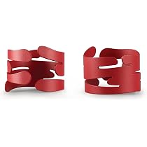 Alessi Barkring BM17S2 - Lot De 2 Porte-Serviettes Design Acier Inoxydable