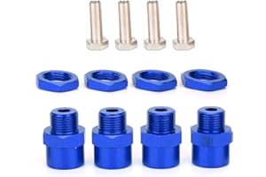 VGEBY Adaptadores de Cubo Hexagonal para Coche RC, Adaptador de conversión Hexagonal de Rueda de 12 mm a 17 mm para Coche Sakura D4 HSP 94123 1/10