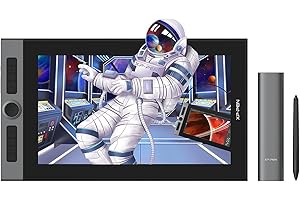 XP-PEN Artist Pro 16 tablet graficzny 15,4" 133% sRGB w pełni laminowany wyświetlacz, rysik bezakumulatorowy z chipem X3 Smart, kompatybilny z Windows/Mac/Linux