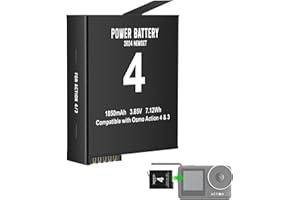 Adicop Action 3 Akcesorium Do Wymiany Baterii kompatybilne z DJI Action 3, Mini Przenośna Bateria kompatybilna z Akcesorium Bateryjnym DJI Action 3 - Pojedyncza