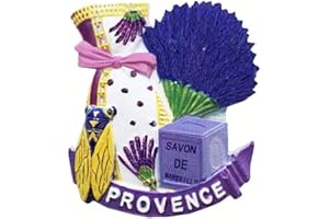 MUYU MAGNET Calamita da frigorifero 3D Provenza Francia regalo souvenir collezione casa e cucina decorazione lavagna magnetica Sticker Provenza Francia frigorifero magnete