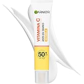 Garnier Vitamin C Anti-Stain Fluid Anti UV Invisible SPF 50+, 40 ml | Very High Protection, Prevents Stains, Daily Use, Hyalu