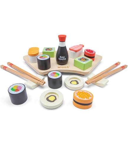 Trudi Tagliere Antipasto (17 pz) by Sevi | Giochi in legno bambini. Cibo finto da tagliare. Metodo creativo Montessori | 27x17cm | Giochi di imitazione | modello 83060