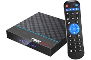 TUREWELL T95 Max+ Android TV Box, TV Box Amlogic S905X3 Quad-core Cortex-A55 4GB RAM 32GB ROM, Smart TV Box with 8K BT4.0 2.4G/5.0GHz Dual-Band WiFi