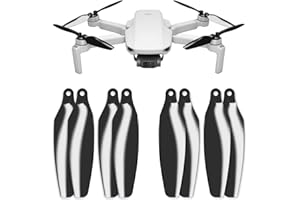 Master Airscrew Hélices Stealth para DJI Mini 2, Mini 2 SE, Mini SE & Mini 4K - Negro, 4 hélices en juego
