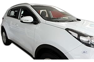 ‎J&J AUTOMOTIVE J&J AUTOMOTIVE | Windabweiser Passend Für Sportage QL, QLE 2016-2021, Heko Regenabweiser, Getönt, Set 2-Teilig, Vorne, Aerodynamisch