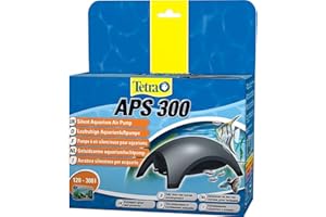 Tetra Pompe à air pour aquarium 143180 APS 300 - pompe à membrane silencieuse pour aquariums de 120 à 300 L, noire