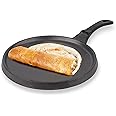 The Indus Valley Pre-Seasoned Cast Iron Tawa for Dosa/Chapathi | 25.5cm/10 inch, 2.1kg | Induction Friendly | Naturally Nonstick, 100% Pure & Toxin-Free, No Chemical Coating