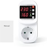 Ailao Surge &amp; Surge Protection Socket Adjustable LED Surge Protection Socket Adapter Lightning Protection Socket 220V AC 16A,