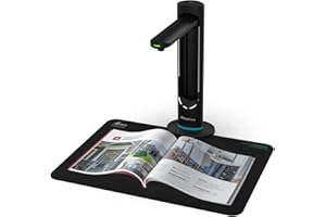 IRIScan Desk 6 Business-Prof.Document,Receipt,Book Scanner,Auto-Flatten & Deskew,32MP,Capture 11x17in,136 Languages OCR,Text to Speech,PDF/Search,PDF/Word/Tiff/Excel,Video Distance Learning,Win&Mac
