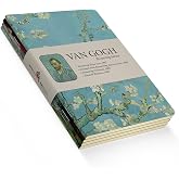 Retronote Van Gogh 4'l&uuml; Defter Seti 2, Blooming Series, &Ccedil;izgisiz, 64 Sayfa, 14x21cm