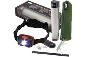 DNA NGT Fishing Camping Rechargeable Bivvy Tent Light Power Bank Remote with Neoprene Case and FREE LED Headlight (Now with Additional RED LED)