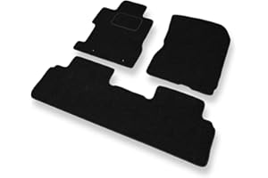 Mossa Alfombrillas adecuadas para Honda Civic VIII (4 Puertas) (2006-2011) 4 Puertas - alfombras para Coche - Color Negro 1