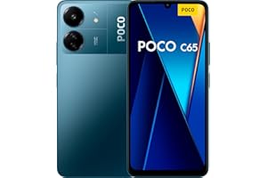 Xiaomi POCO C65 Smartphone + Kopfhörer, 8+256GB Handy ohne Vertrag, 6,74” 90Hz Display, 5000 mAh, 18W Fast Charge, 50MP AI Dreifach-Kamera, Blue (DE Version + 2 Jahre Garantie)