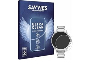 savvies Protector Pantalla para Tommy Hilfiger 1791788 6 Unidades - Película Ultra Transparente