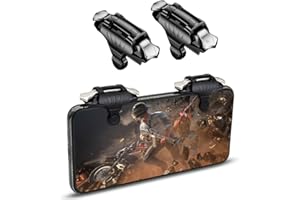 Newseego Déclencheur de Jeu Mobile PUBG, Gâchette Contrôleur Sensible pour Écran Tactile Manette Accessoires de Jeu de Shoot&Aim pour Knives Out/PUBG/Rules of Survival pour Android et iOS, Noir