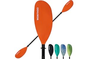 XUXIAKE Kayak Paddles with Aluminium Shaft and PP Blade, Adjustable Kayak Paddle for Kayak, Canoe, Boat (20 cm Adjustable), 210-230 cm/82-90 inch, 230-250 cm/90-98 inch,