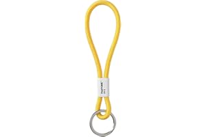 COPENHAGEN DESIGN Pantone Design-Schlüsselband Key Chain short | Schlüsselanhänger robust und farbenfroh | kurz | yellow 012| gelb