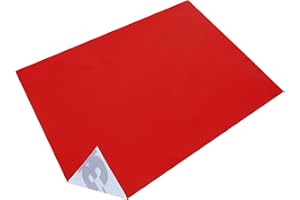 INDIAN STORE 24 3M 610C Cinta reflectante, cinta reflectante de seguridad, impermeable, cinta reflectante (rojo, 250 mm x 180 mm)