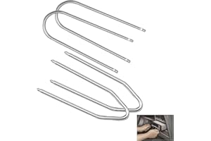 APKPESTERML 4 Pièces Outil D'Extraction de Autoradio, Clé Extraction Autoradio Clés de Démontage et Étriers de Déverrouillage Kit Universel pour Installation et Retrait de Systèmes Audio de Voiture