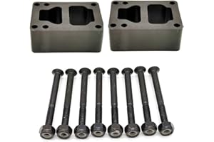 RANRAO Elevador de junta de goma de 30 mm para almohadillas + pernos de 53 mm para monopatín, longboard, doble balancín