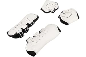 KAKAKE Protège-boulets de Cheval, guêtres Respirantes pour Cheval, Bande élastique Jacquard résistante aux Chocs, Blanche, légère, évacuant l'humidité pour l'équipement du Cheval(L)