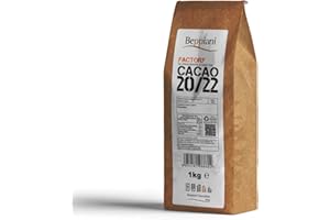 Cacao in polvere Beppiani – gluten free- adatto per glasse, cioccolata, cioccolata calda, tiramisù, prodotto professionale, usato nelle cioccolatiere internazionali, confezionato in Italia