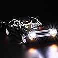 Led Light Kit Set for Lego Technic Fast & Furious Dom's Dodge Charger Decoration Lights Compatible with Lego 42111 Race Car Building Set - Lights Only, No Models