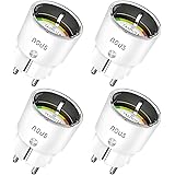 Tasmota Steckdose NOUS A1T, Kleinste Wlan ESP8266 smart plug, 16A mini wifi steckdosen mit stromverbrauch stromzähler, zeitsc