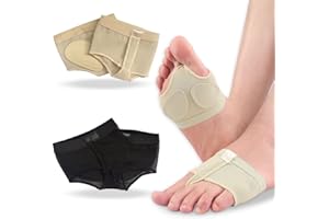 WXNPA 2 Coppie Salvapiede Danza, Salvapiedi Danza, Danza di Protezione Delle Balle, Piedini Danza Moderna (M)